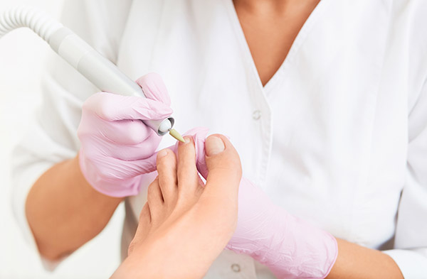 Behandlung der Füße